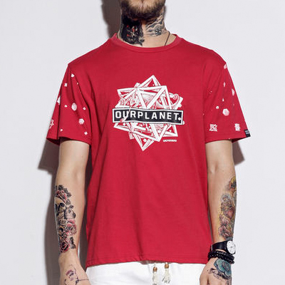 XXX时尚图案印花短袖T恤